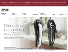 Tablet Screenshot of espanol.wahlclipper.com